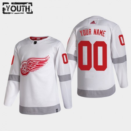 Detroit Red Wings Custom 2020-21 Reverse Retro Authentic Shirt - Kinderen